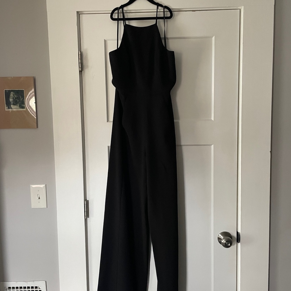 Black Halo Black Jumpsuit